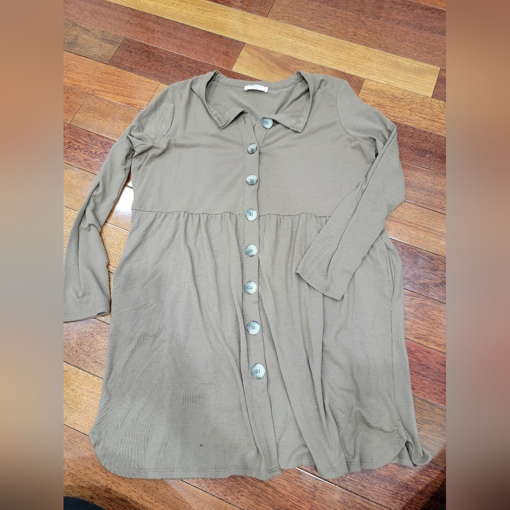 Button down dress